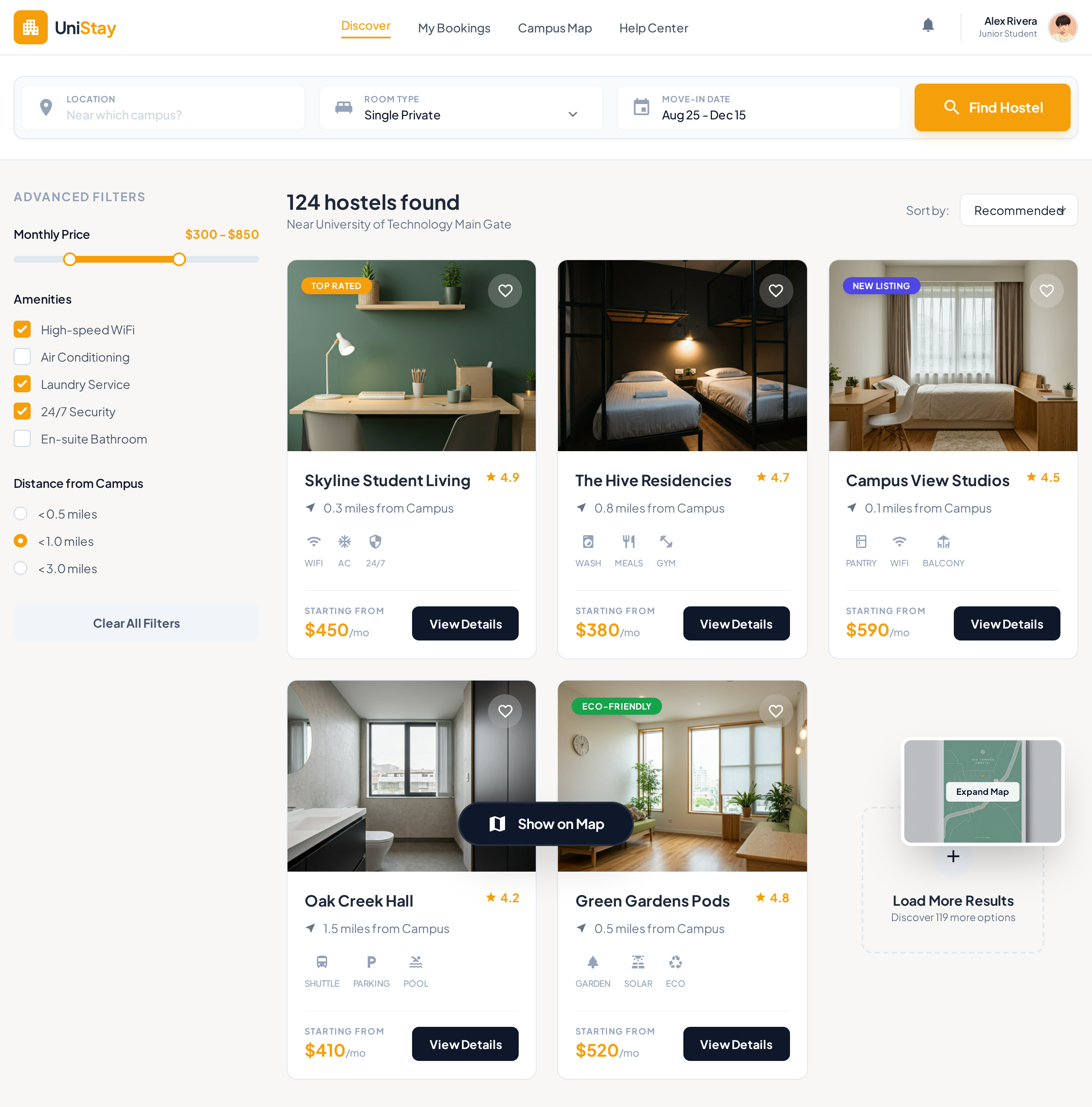 UniHostel Booking